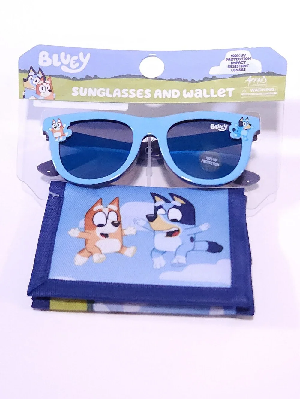 **Choice Of** Cartoon Theme Kids' Sunglasses & Wallet Set